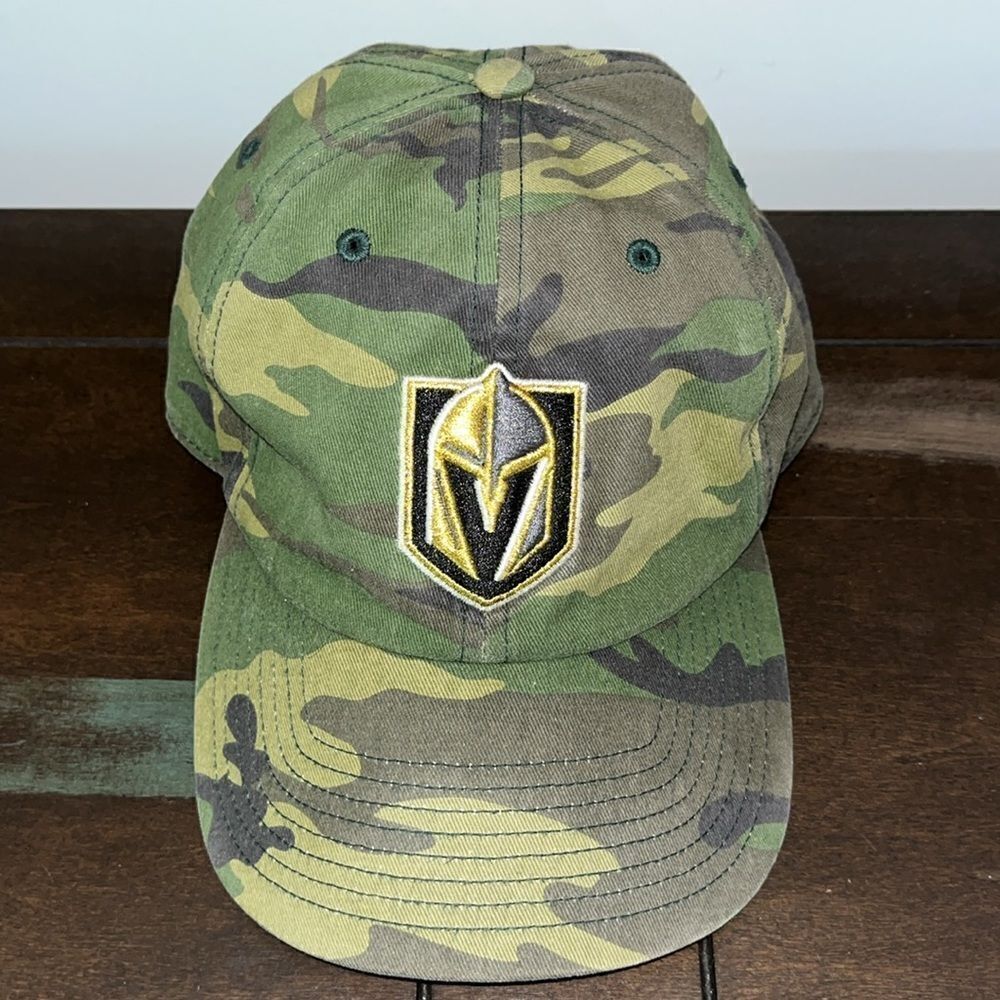 Camouflage Camo Las Vegas Golden Knights NHL trucks adj strap cap hat military